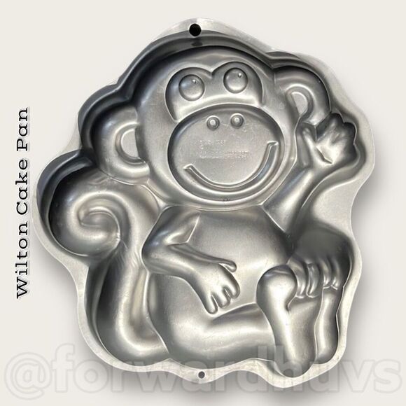 Wilton #2105-1023 Monkey Cake Pan - Picture 1 of 9